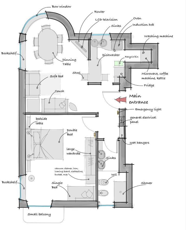 Mrdoyle Apartment Catalani ミラノ エクステリア 写真